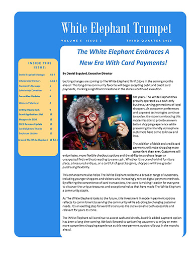 Country Fair White Elephant Newsletter